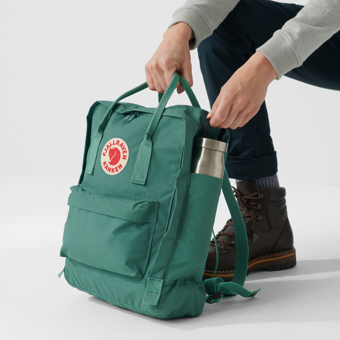 Batoh Kånken Fjällräven – Sky Blue Light Oak, fotografie 9