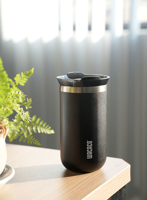 Termohrnek Wacaco Octaroma Lungo 300 ml Onyx Black, fotografie 3