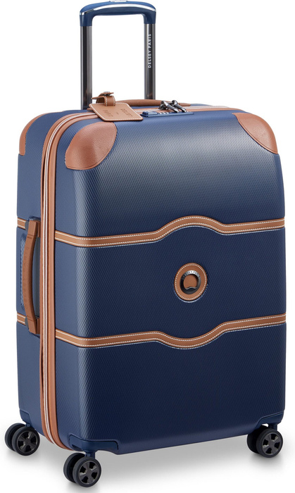 Střední kufr Delsey Chatelet Air 2.0 66 cm – tmavě modrý