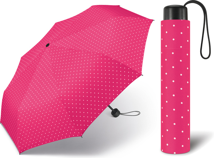 Krátký deštník Happy Rain Dots Super Mini 42081-05