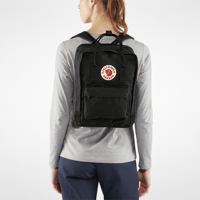 Batoh Kanken Laptop 13" Fjallraven – Černý, fotografie 3