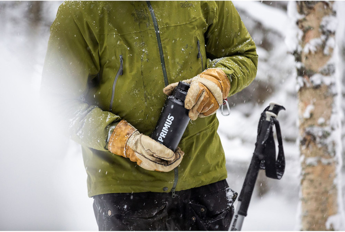 Láhev Primus TrailBottle Stainless Steel 1L - Modrá, fotografie 4