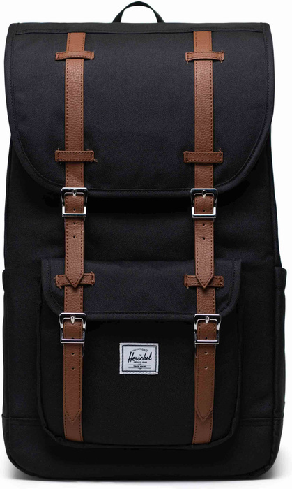Batoh Herschel Little America 30L černo-hnědý, fotografie 2