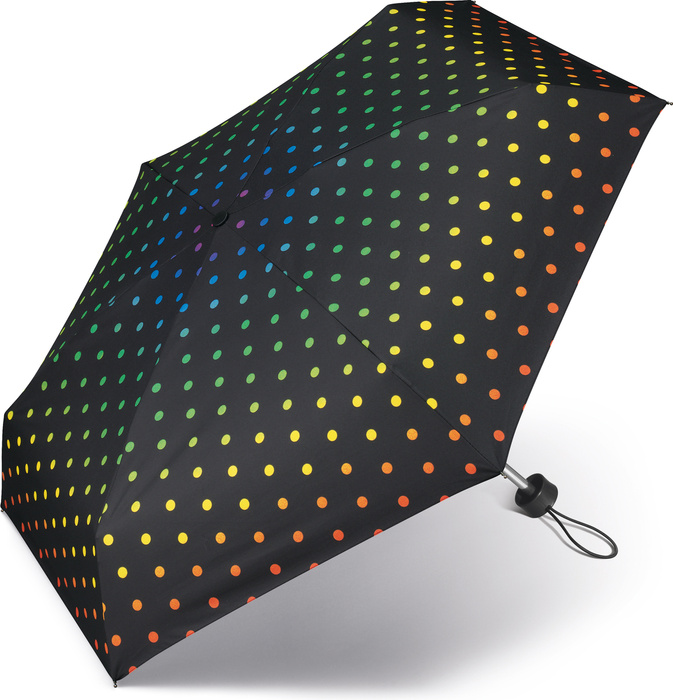 Kapesní deštník Happy Rain Rainbow Dots Ultra Mini 43388-04, fotografie 3