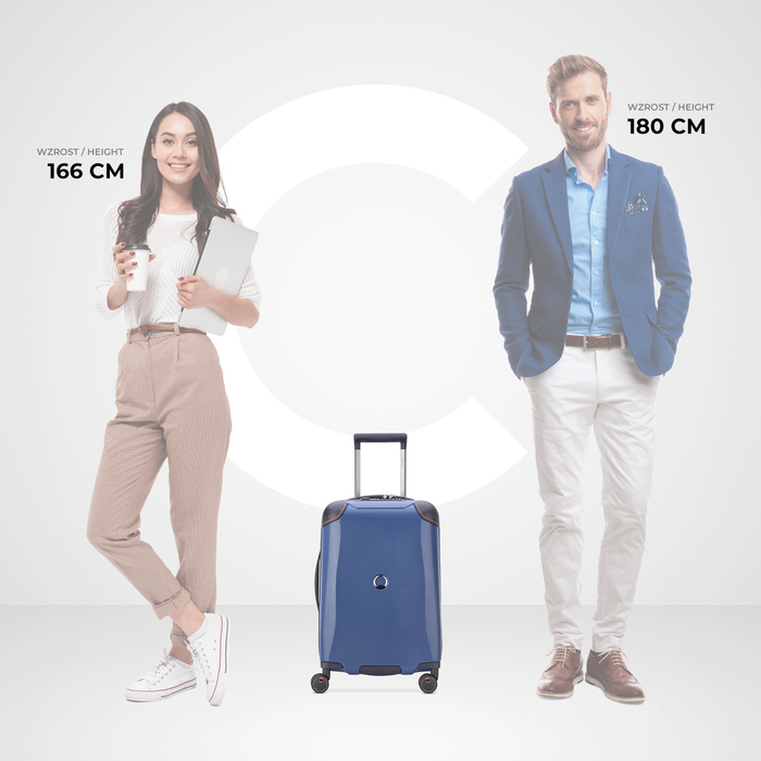 Kabinová kufr Delsey Cactus 55 cm Modrá, fotografie 10