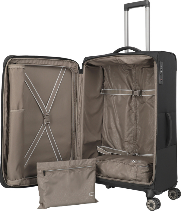 Velký kufr Travelite CrossLite 5.0 4K 77 cm – černý, fotografie 7