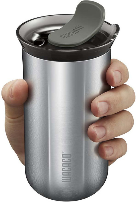Přenosný kávovar hrnek Wacaco Cuppamoka Silver, fotografie 8
