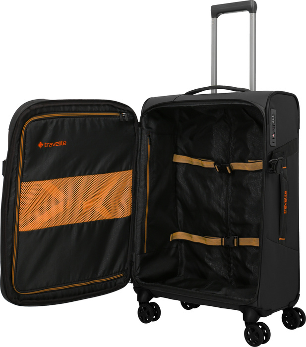 Střední kufr Travelite Briize 67 cm – Černý, fotografie 8