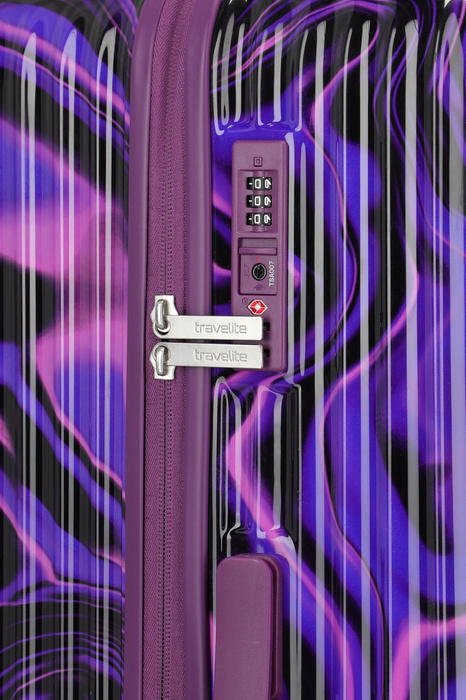 Velký kufr Travelite Lascana 76 cm Purple Swirl, fotografie 10