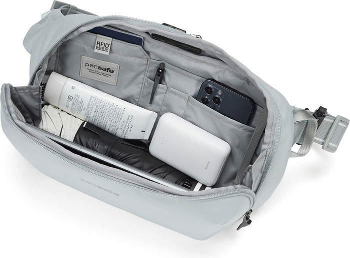 Bezpečnostní ledvinka Pacsafe V 5L gray, fotografie 2