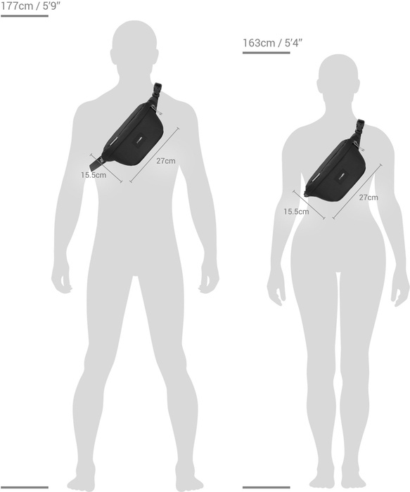 Taška přes rameno s ochranou proti krádeži Pacsafe Go Anti-Theft Sling Pack – Coastal Blue, fotografie 13