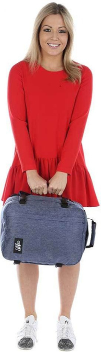 Batoh palubní zavazadlo do Wizzair Cabin Zero Classic 28L Blue Jean, fotografie 8