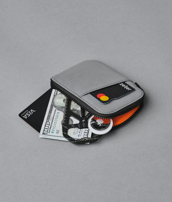 Peněženka Alpaka Zip Card Pouch - Grey, fotografie 2