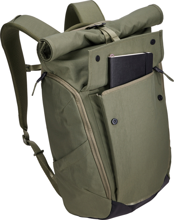 Batoh Thule Paramount Roll-top na notebook do 16" zelený, fotografie 8