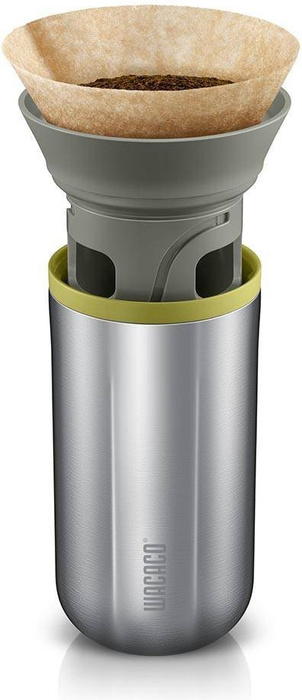 Přenosný kávovar hrnek Wacaco Cuppamoka Silver, fotografie 5