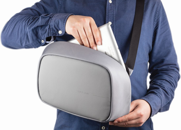 Batoh proti krádeži XD Design Bobby Sling Grey, fotografie 12
