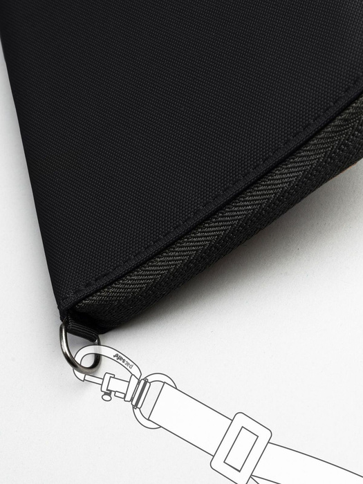 Antikraderové etui Pacsafe RFIDsafe Compact Travel černé, fotografie 5