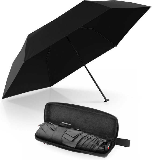 Manuální skládací deštník Knirps X4U Ultralight Slim Manual With Eva Case - Black
